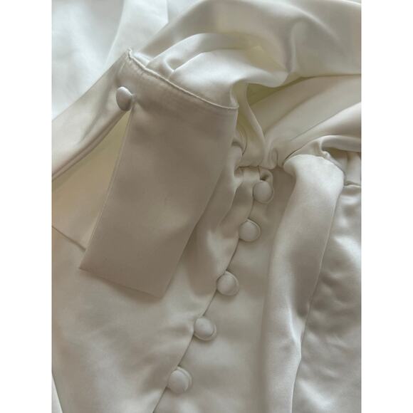 New ~  ENDLESS ROSE ~ Satin Mini Dress Size S Stunning ~ ANTHROPOLOGIE - Picture 10 of 12